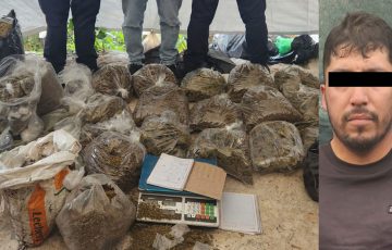 Cae Acusado De Cargar Con Kilos De Marihuana En El Centro