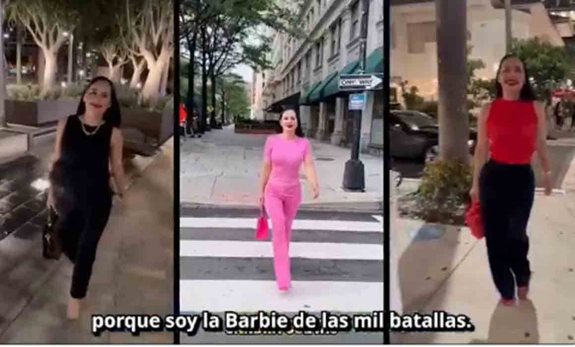 Soy La Barbie De Las Mil Batallas Presumen A Sandra Cuevas En Corrido