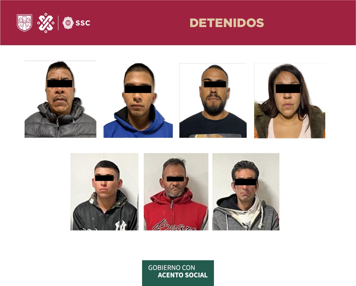 Detienen SSC Sedena Y GN A 6 Hombres Y Una Mujer En La GAM