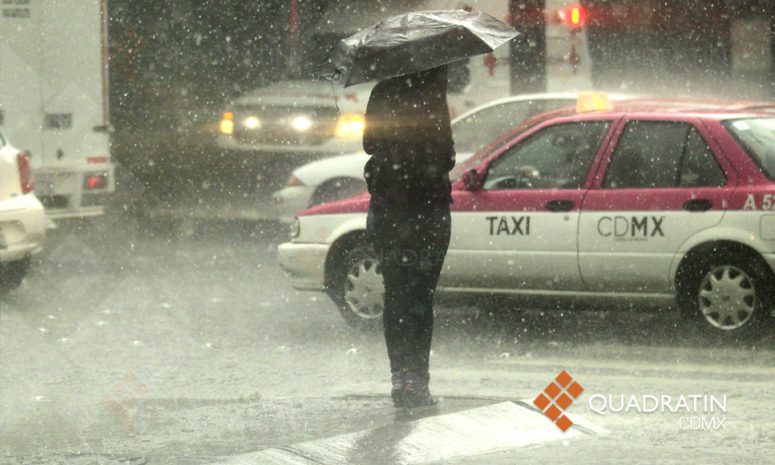Activa lluvia fuerte Alerta Amarilla en 6 alcaldías de CDMX