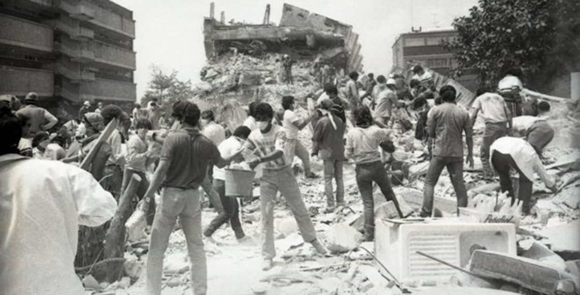 Sismo de 1985. (Foto: Segob)