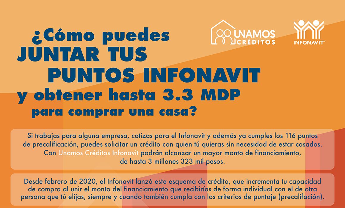 Cómo juntar puntos Infonavit y obtener hasta  mdp para comprar casa