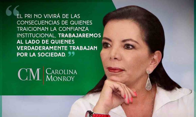 No participaré en el proceso electoral: Carolina Monroy