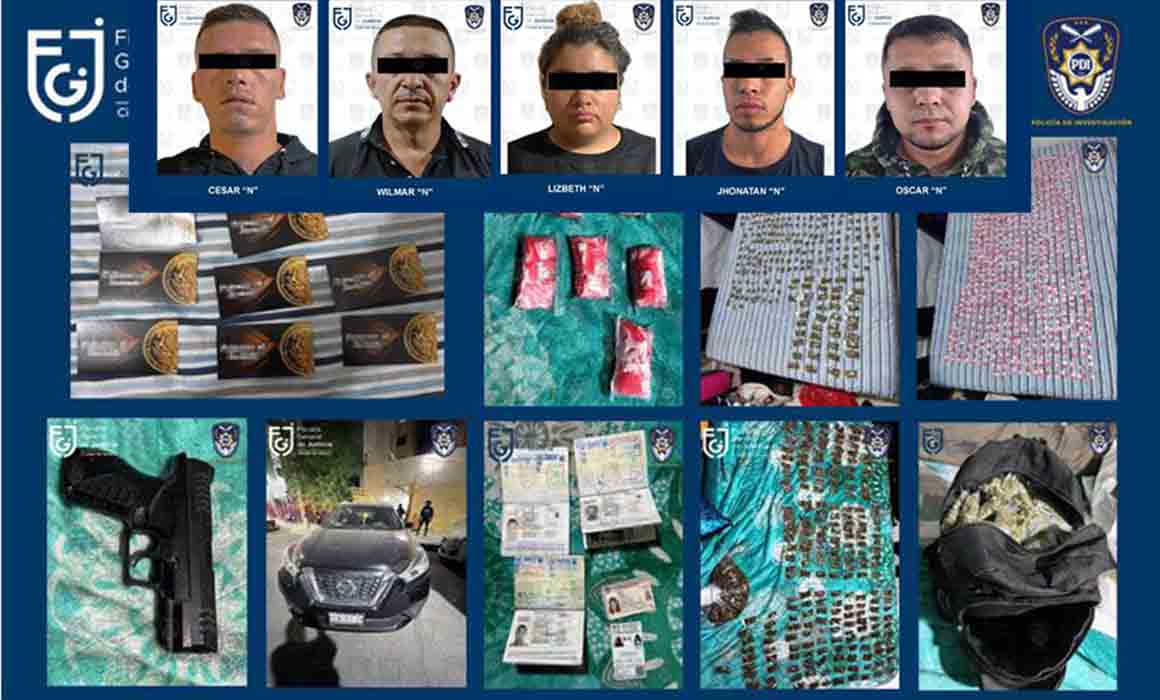Detienen a 5 y aseguran droga durante cateos en Azcapotzalco y ...