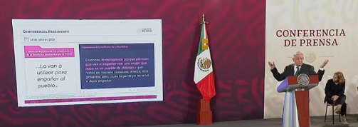 El Presidente se dice inconforme por la resolución porque manipularon sus palabras.