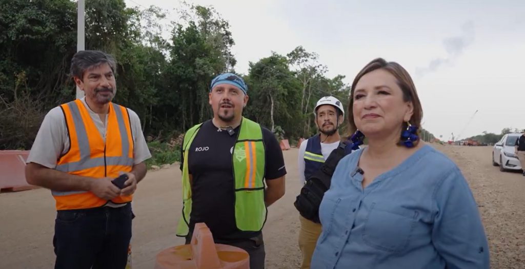 Xóchitl Gálvez se reúne con ambientalistas que defienden la Selva.