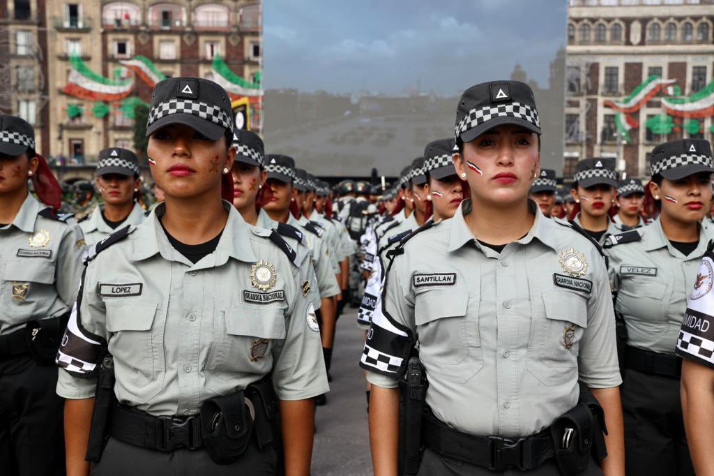 Destacan participación de la mujer en las fuerzas armadas. Foto: Twitter Rosa Icela Rodríguez