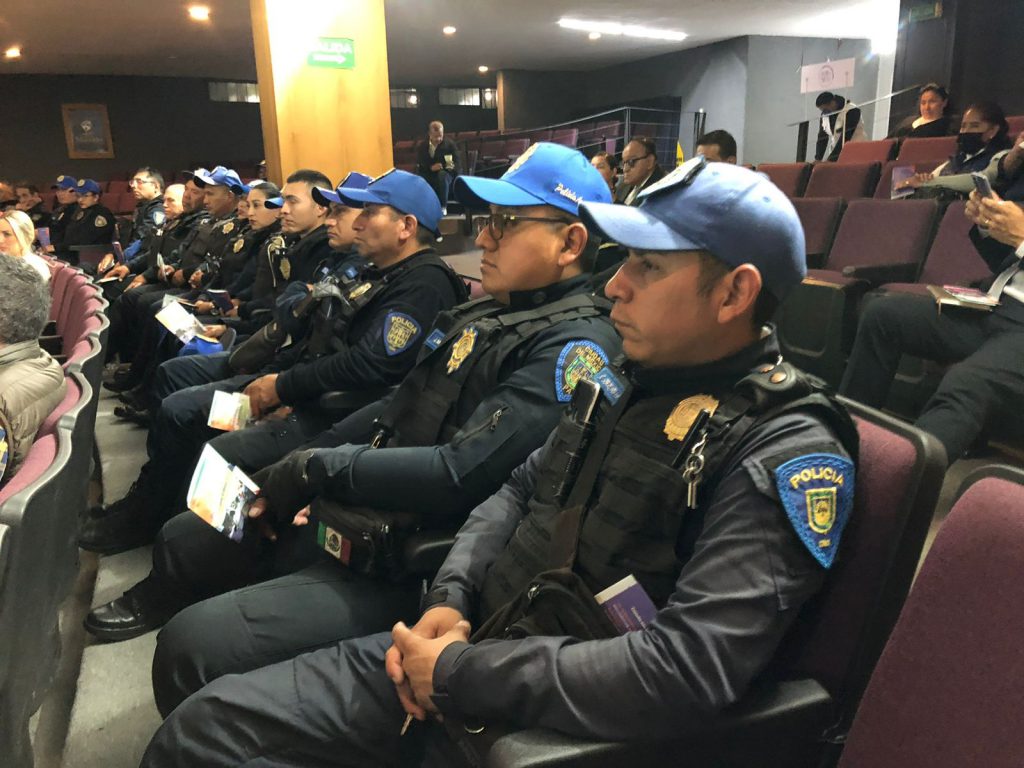 La capacitación para policías tendrá una duración de cinco días. Foto: Alcaldía Cuajimalpa.