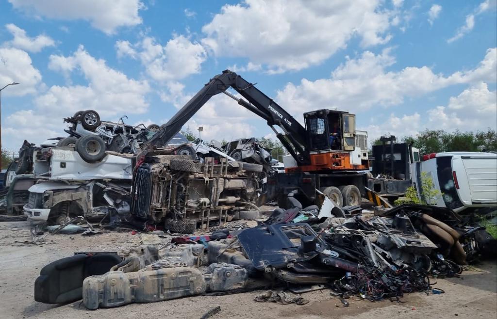 La destrucción se llevó a cabo en Reynosa, Tamaulipas. Foto: FGR