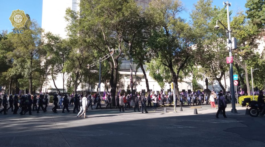 Marcha 25N: se expresan en contra de la violencia en CDMX - Quadratín ...