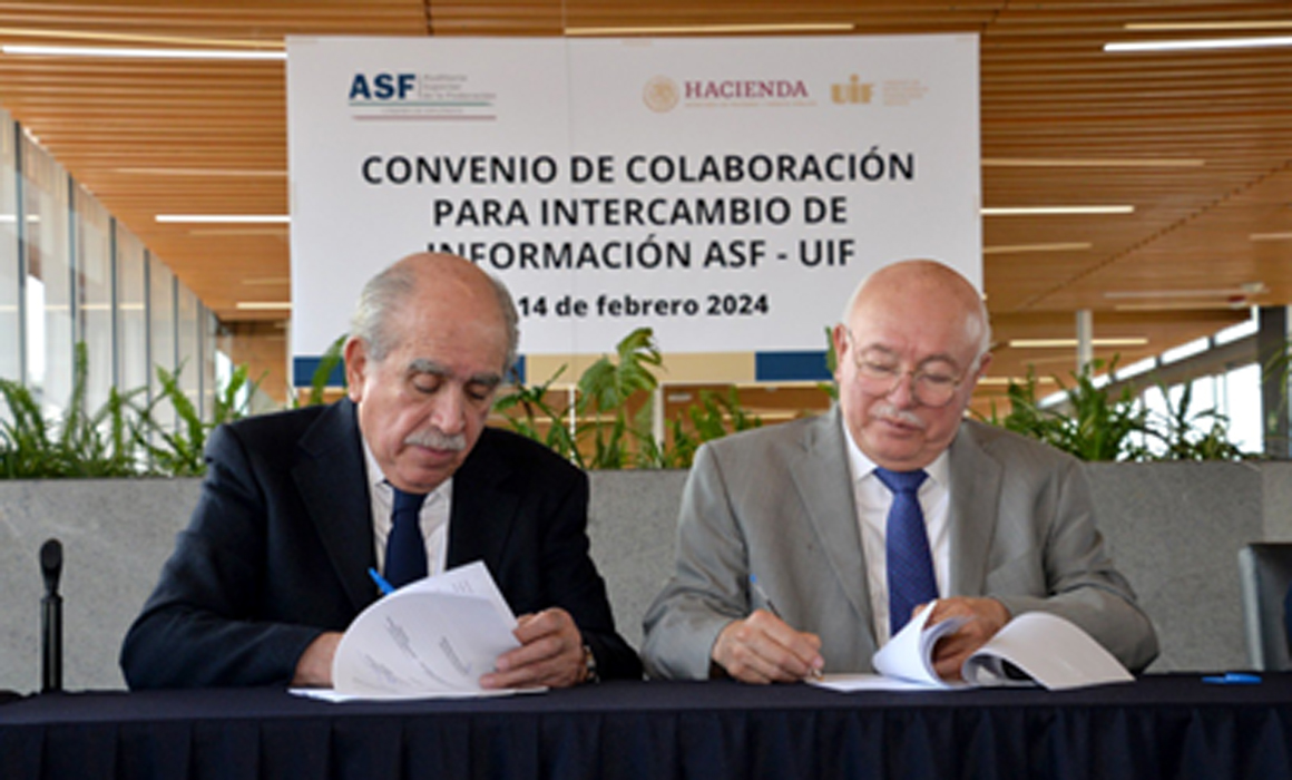 ASF y UIF firman convenio por información de inteligencia financiera ...