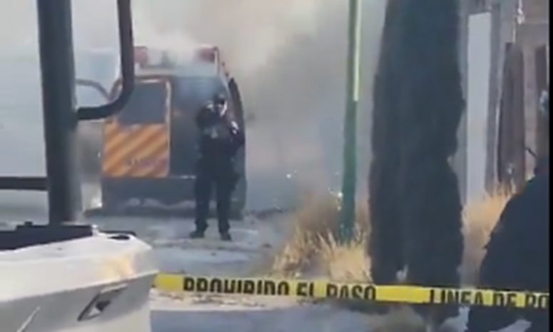 Atacan y queman ambulancia en Celaya