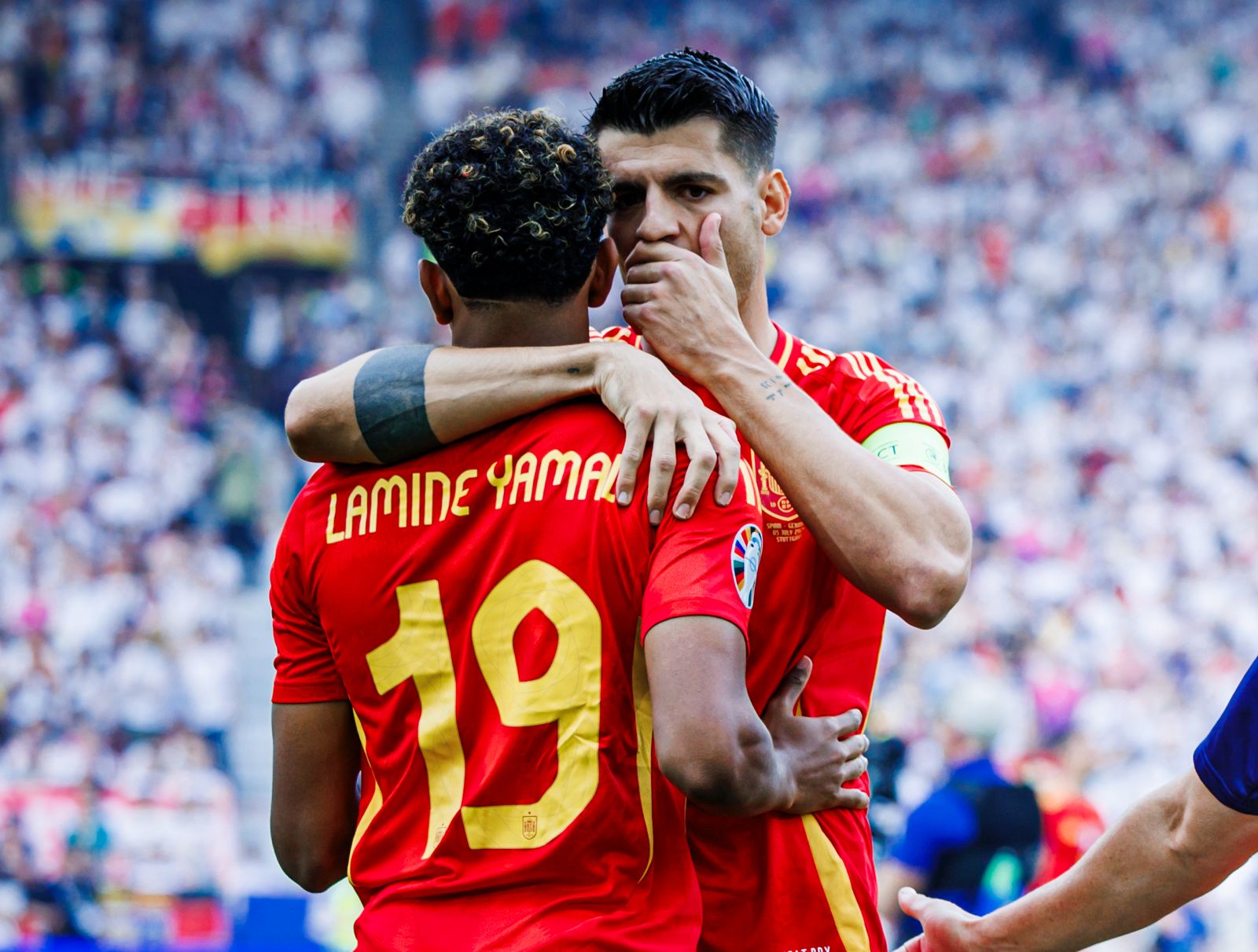 España marcó el primero por conducto de Dani Olmo. Foto: Selección de España