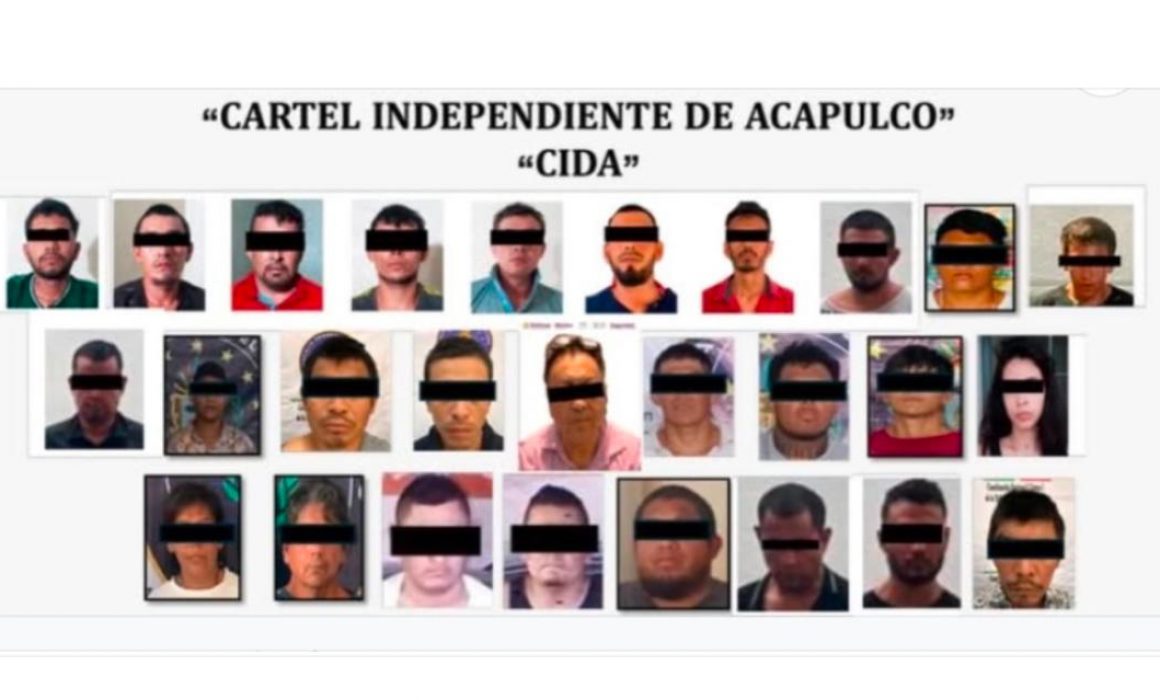 Van 27 detenidos de célula del Cártel Independiente de Acapulco