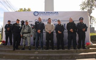 Refuerzan para Navidad Segura en Cuajimalpa