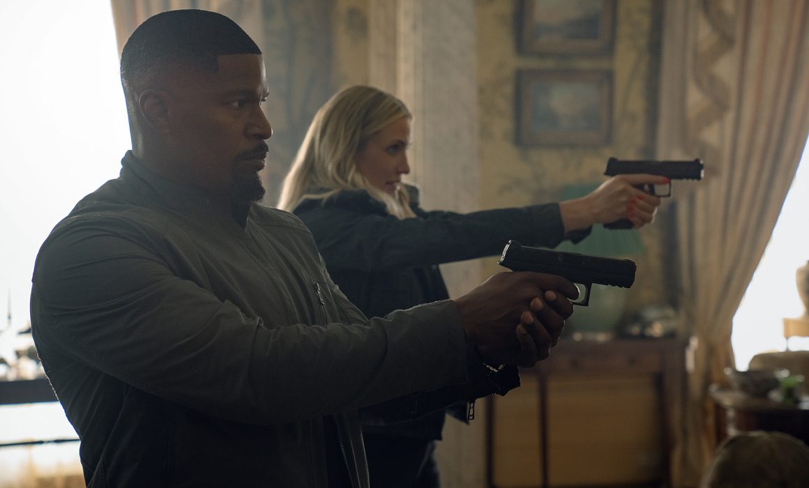 Cameron Diaz y Jamie Foxx en De vuelta a la acción