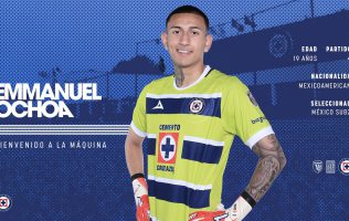 Cruz Azul anuncia al portero Emmanuel Ochoa, Cruz Azul