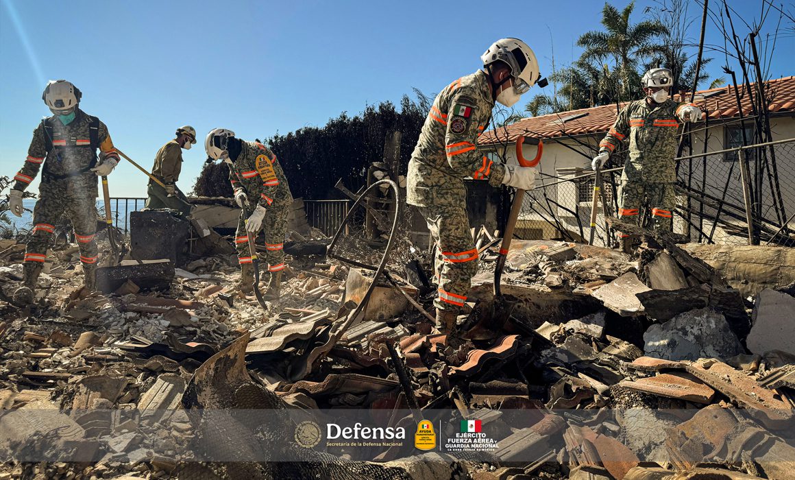 Equipos Urban Search And Rescue del Ejército Mexicano en California