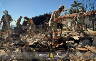 Equipos Urban Search And Rescue del Ejército Mexicano en California