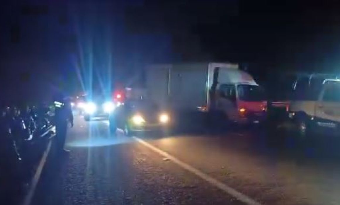 Bloqueo en la carretera Pátzcuaro-Morelia