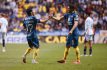 Alex Zendejas y Henry Martín celebran sus goles ante Puebla