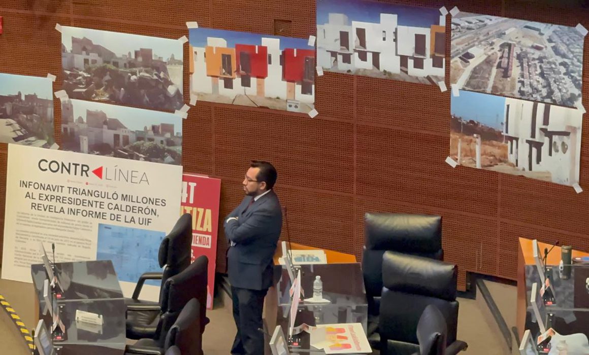 Carteles de corrupción en Infonavit en Senado