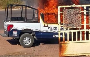 Con drones, atacan a policías de Apatzingán en Presa del Rosario