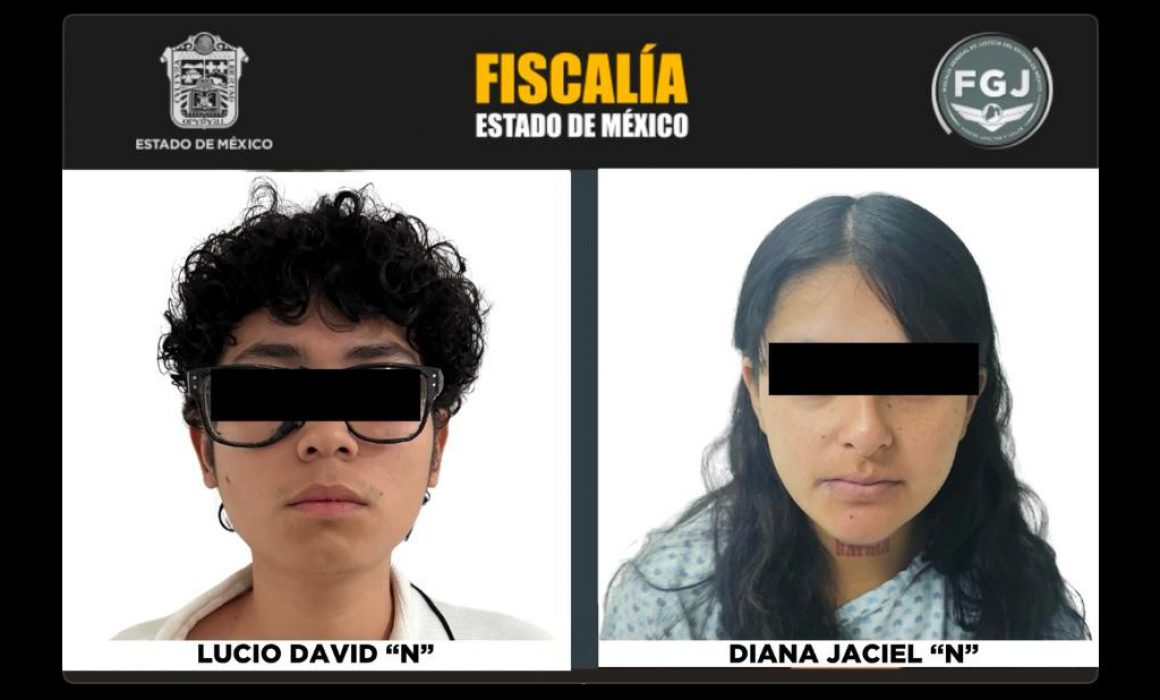 Diana Jaciel N. y Lucio David N., padres de bebé abandonado en Tultitlán