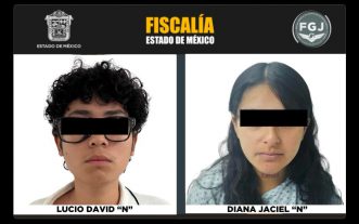 Diana Jaciel N. y Lucio David N., padres de bebé abandonado en Tultitlán