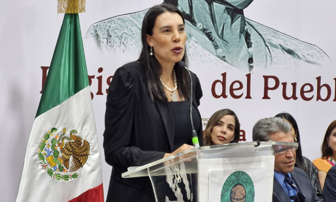 La secretaria de Turismo (Sectur), Josefina Rodríguez Zamora en conferencia de prensa