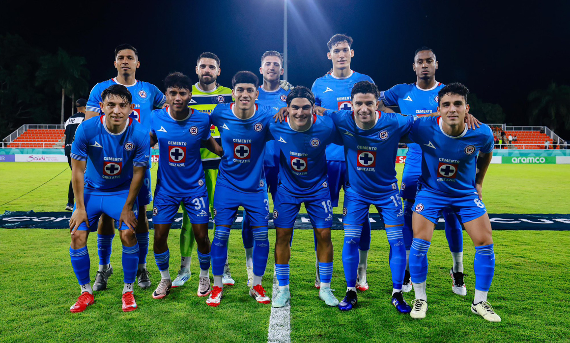 Once inicial de Cruz Azul ante Real Hope