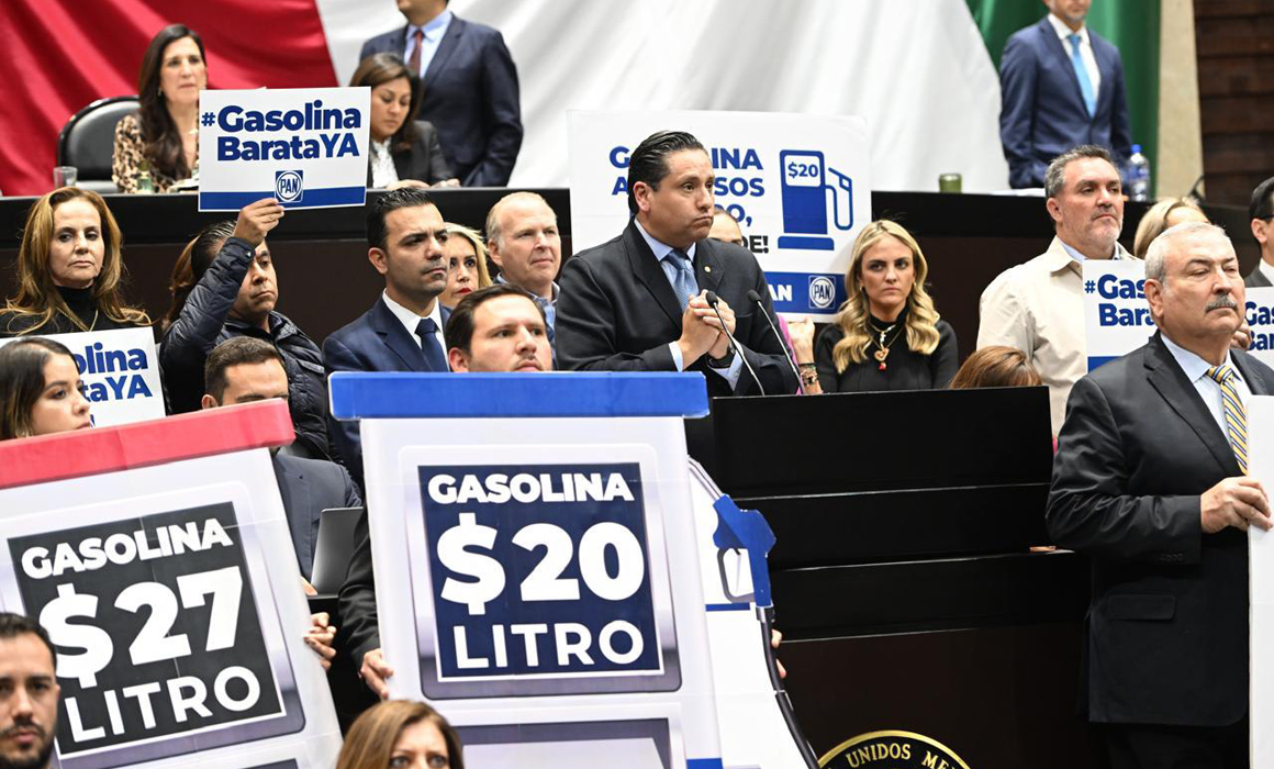 Propone PAN reducción de 50% de impuesto a gasolinas