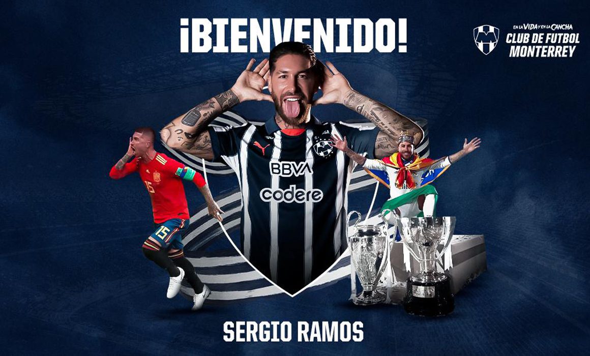 Rayados oficializa a Sergio Ramos