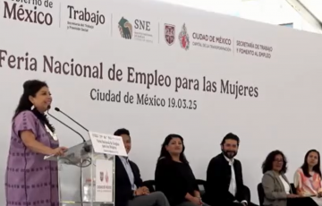 Inauguran en CDMX Feria Nacional de Empleo para Mujeres