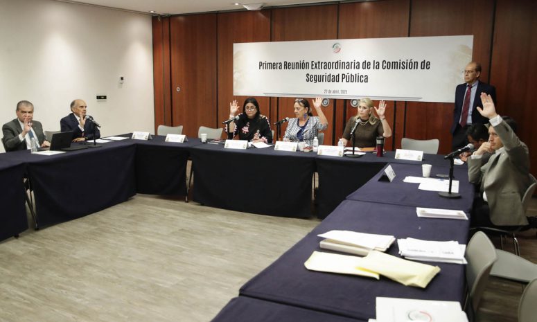 Avala comisión del Senado Estrategia de Seguridad
