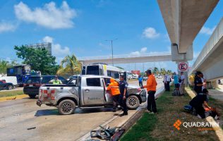 Choque frontal deja 11 heridos en Cancún
