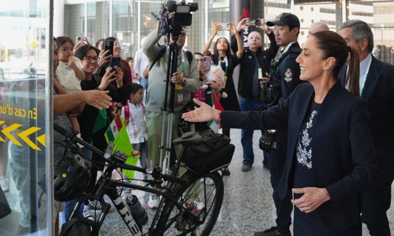 Llega Sheinbaum a Canadá para Cumbre del G7