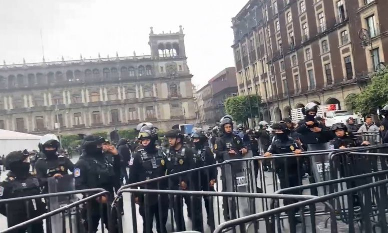 Para SSC protesta de artesanos indígenas por espacios dignos en Zócalo