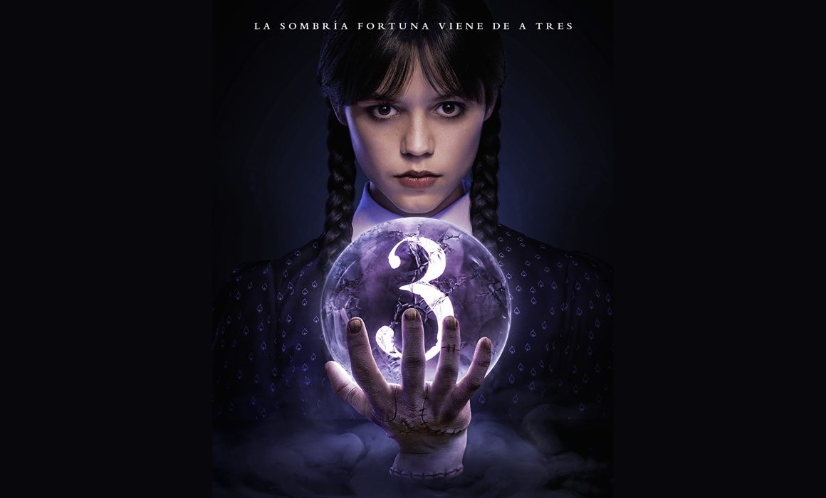 Viene la sombría fortuna de Merlina de a 3 temporadas