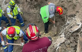 Muere trabajador tras derrumbe en obra de GAM