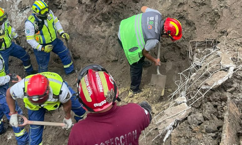 Muere trabajador en derrumbe de obra en GAM