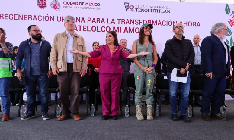 Brugada va por regeneración urbana de Tlatelolco mi Amor con 1,300 mdp
