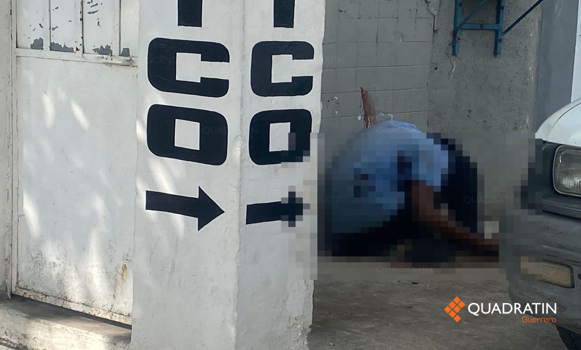 Asesinan de 7 tiros a joven en pleno Centro de Chilpancingo