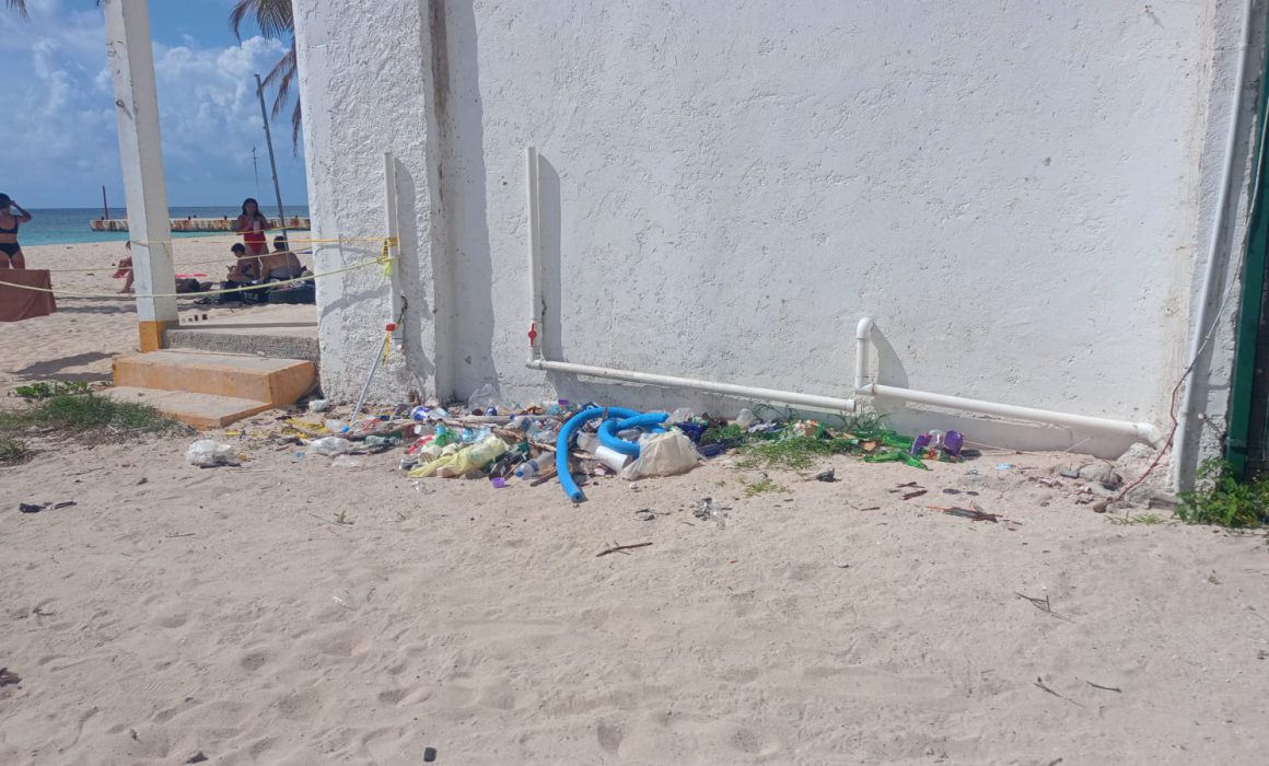 Deja temporada vacacional 72 toneladas de basura en playas de Cozumel ...