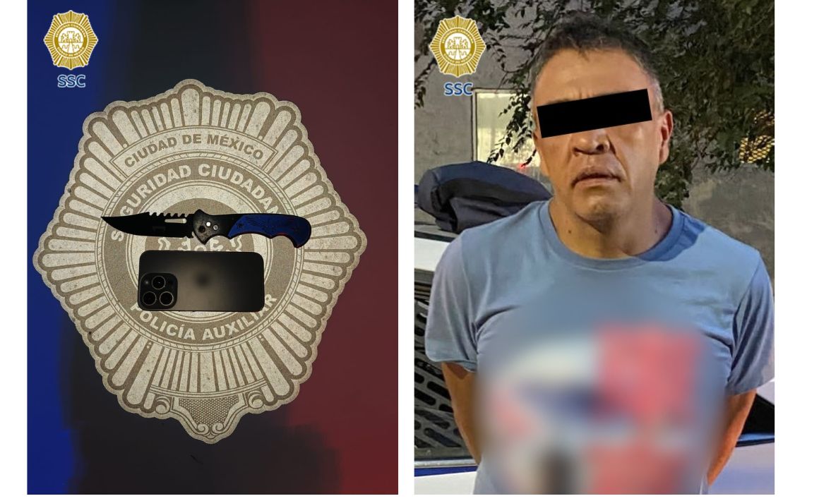 Detienen a presunto ladrón de celulares en el Metrobús - Quadratín México
