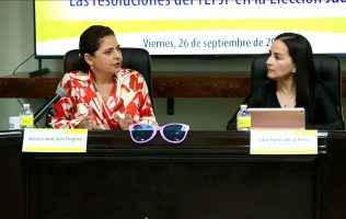 Llama magistrada presidenta del TEPJF, Mónica Soto, a defender la democracia y el derecho al voto