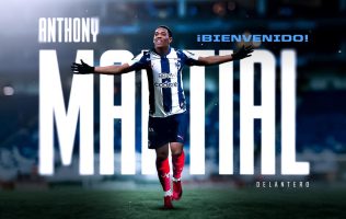 Recibe Rayados a Anthony Martial, su primer jugador francés