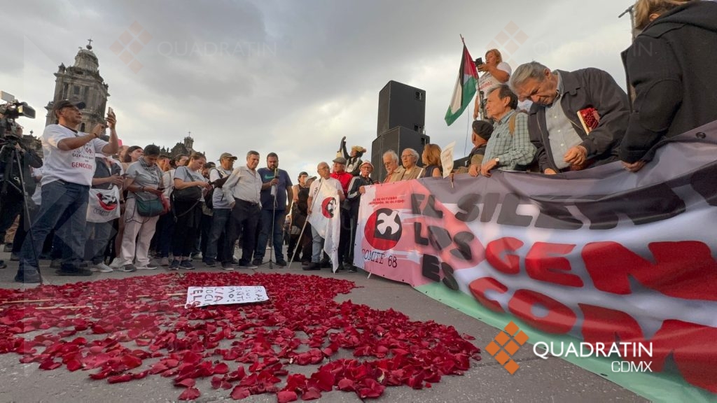 Exigen especial castigo a los responsables de la matanza del 2 de octubre de 1968, alto al genocidio, la represión y criminalización de la protesta social.