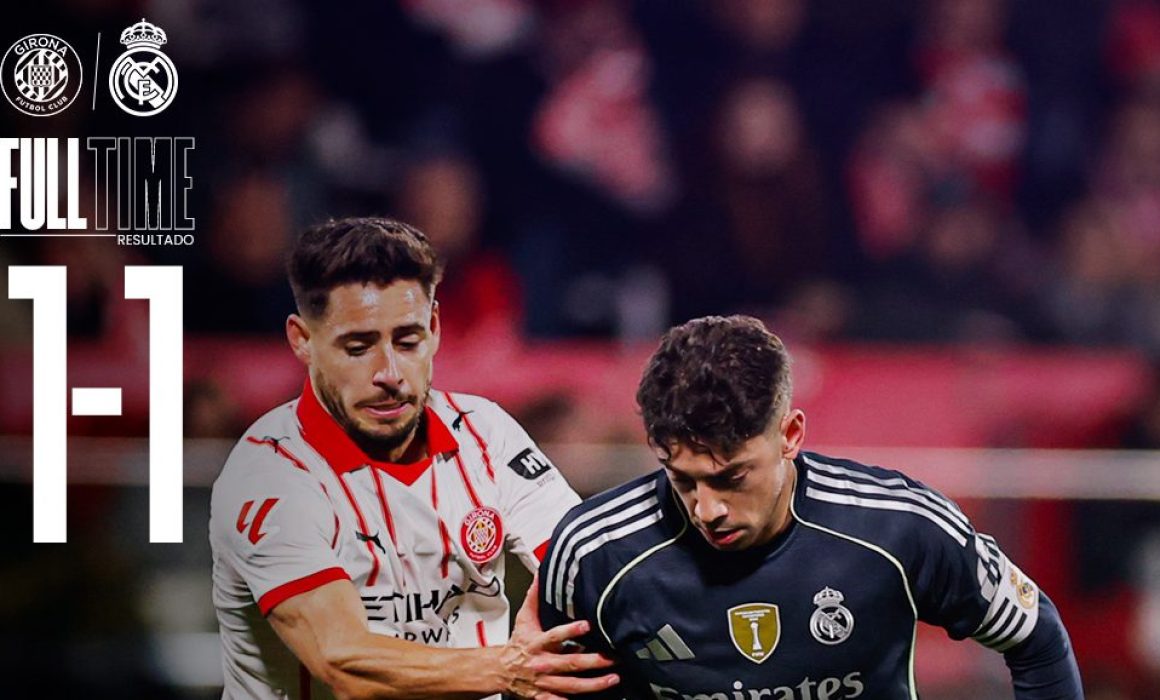 Pierde Real Madrid el liderato tras empatar con Girona