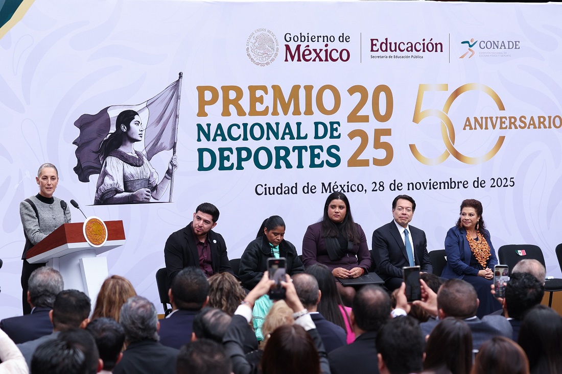 Entrega Claudia Sheinbaum el Premio Nacional de Deportes 2025 ...